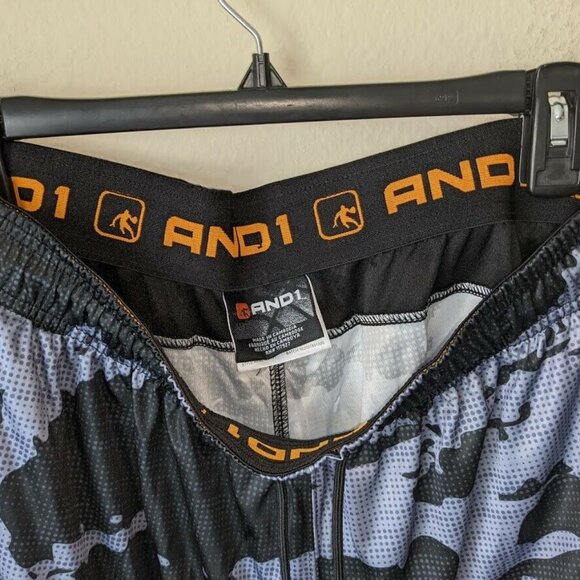 New Mens Basketball Shorts by And1.**Adjustable Elastic Waist Size M. - Picture 7 of 10